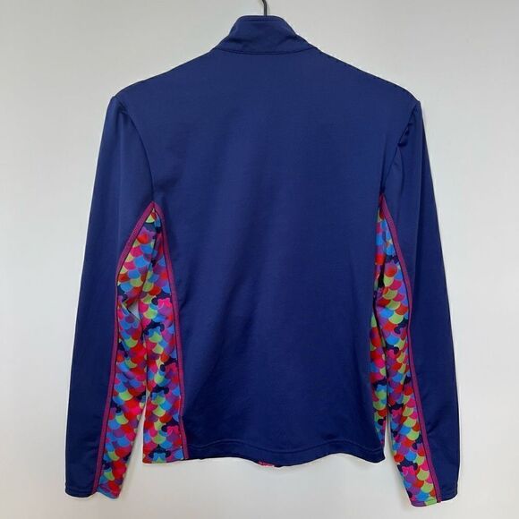 Disney Parks Girl’s Zip Up Jacket Mickey Logo Disneyland Resorts Navy Blue XL - Picture 2 of 12